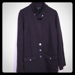 Merino Wool Stretchy Military Style Jacket